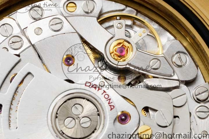 QF Dial Rubber Oysterflex on Daytona SA4130 Edition 1:1 Best Black Strap 116518 0409